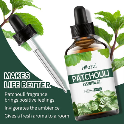 Patchouli Essential Oil for Diffusers, Moisturizing, Nourishing, Hydrating, Massage Essential Oil