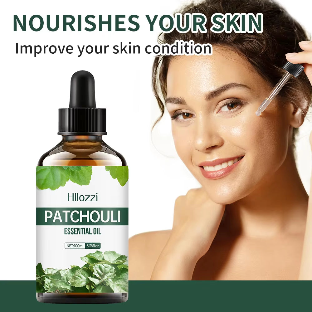 Patchouli Essential Oil for Diffusers, Moisturizing, Nourishing, Hydrating, Massage Essential Oil