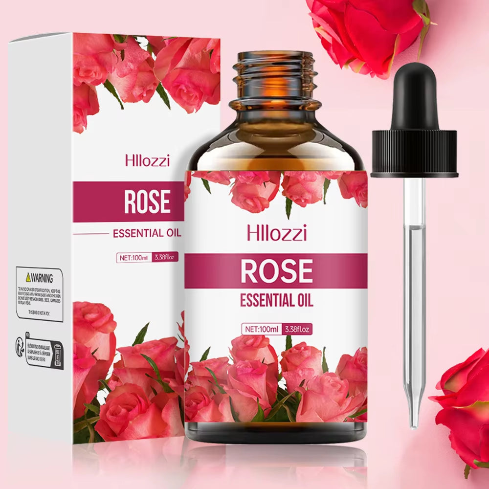 Rose Essential Oil Face and Body Skin Care Essential Oil Moisturizing Massage Essential Oil